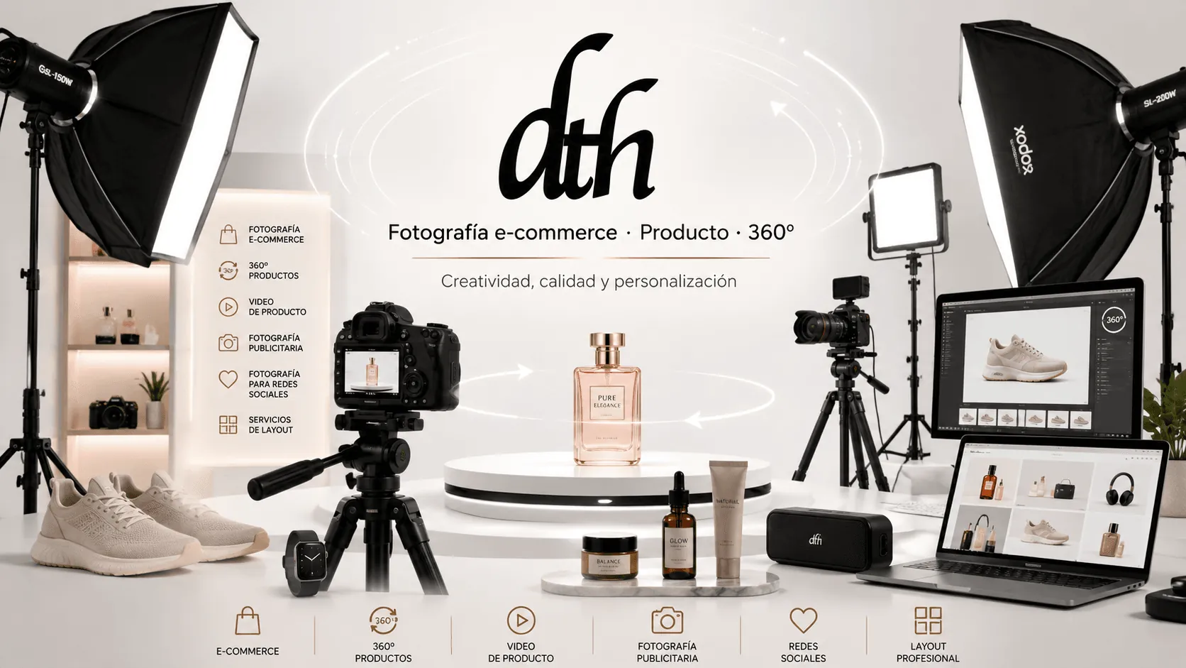 Damatha Estudio — Flujo fotográfico inteligente y entrega digital de galerías