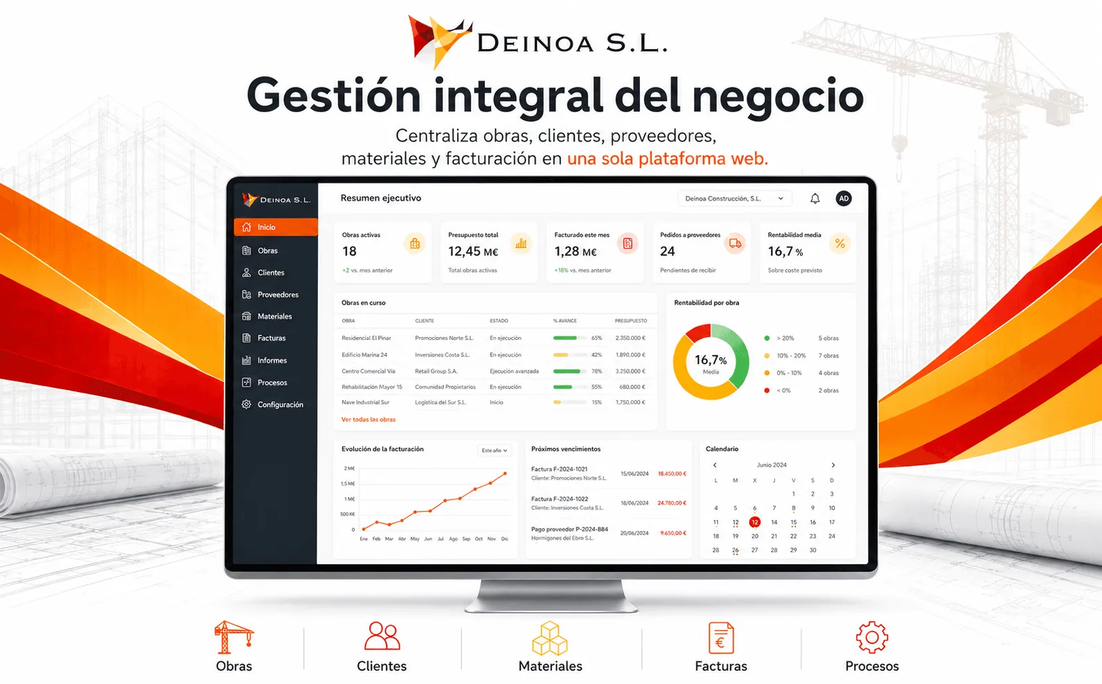 DEINOA — Gestión integral de obras, recursos y procesos empresariales — Galería 1