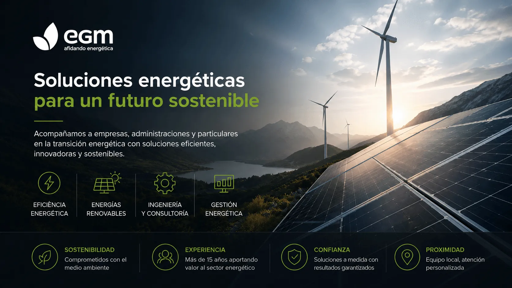 EGM Energía — Gestión energética inteligente y control de consumos en tiempo real