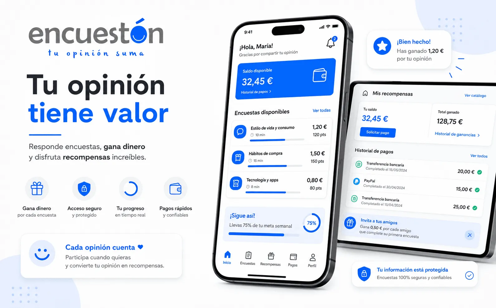 Encuestón — Plataforma de encuestas bonificadas para empresas y usuarios — Galería 1