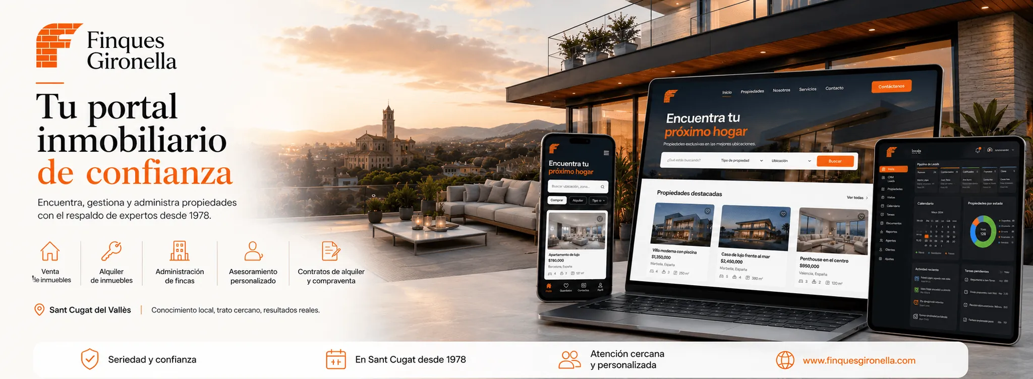 FINCAS GIRONELLA- Portal inmobiliario y panel de gestión — Galeria
