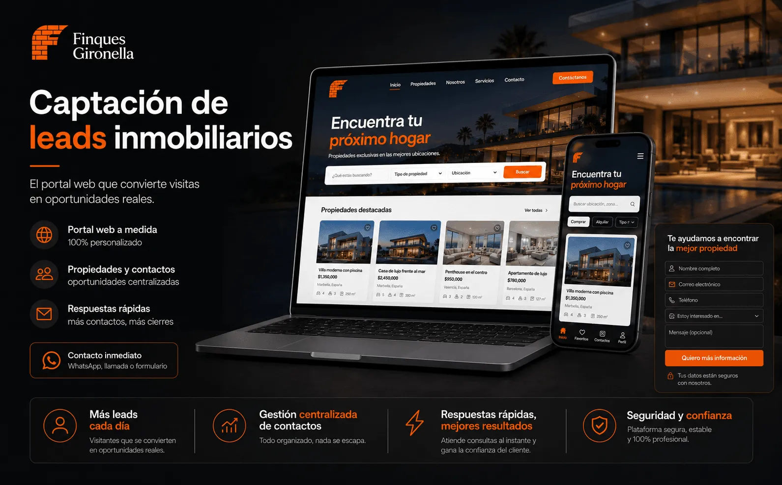 FINCAS GIRONELLA- Portal inmobiliario y panel de gestión — Galeria 1