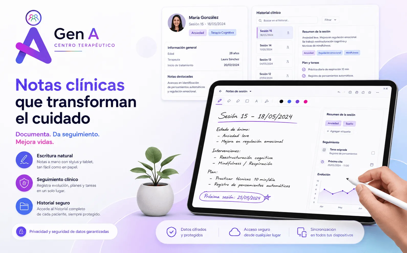 Gen A — Plataforma integral para la gestión de terapias y seguimiento clínico — Gallery 2