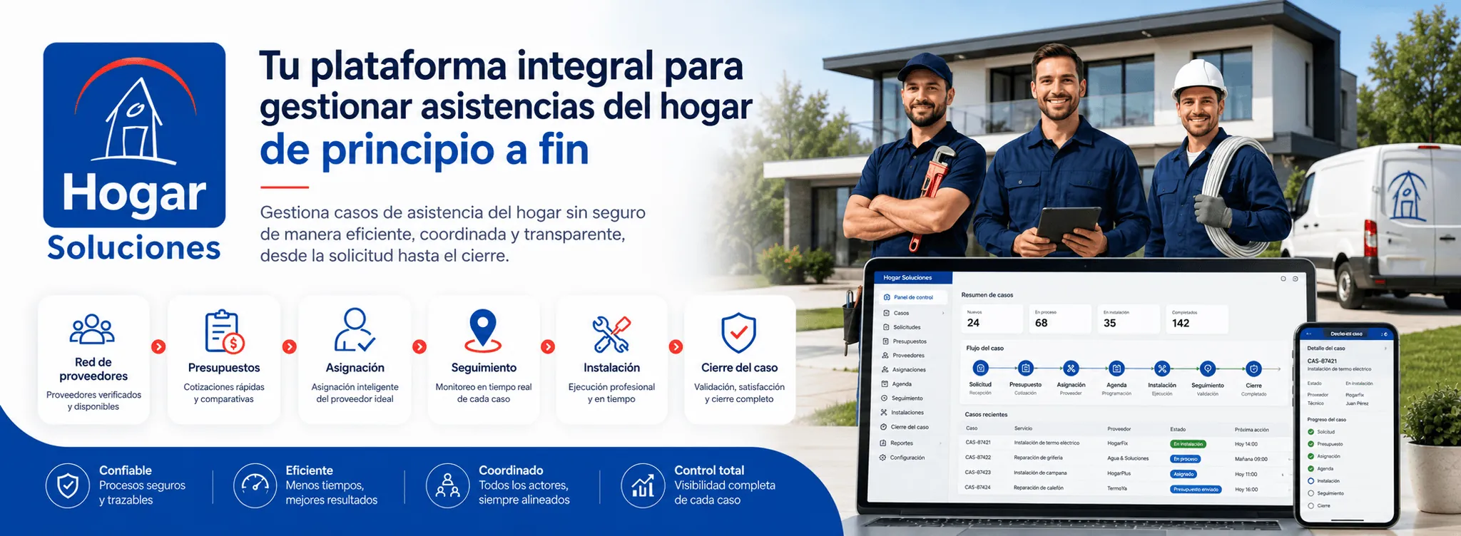 HOGAR SOLUCIONES -  Plataforma gestión integral reparaciones — Galería
