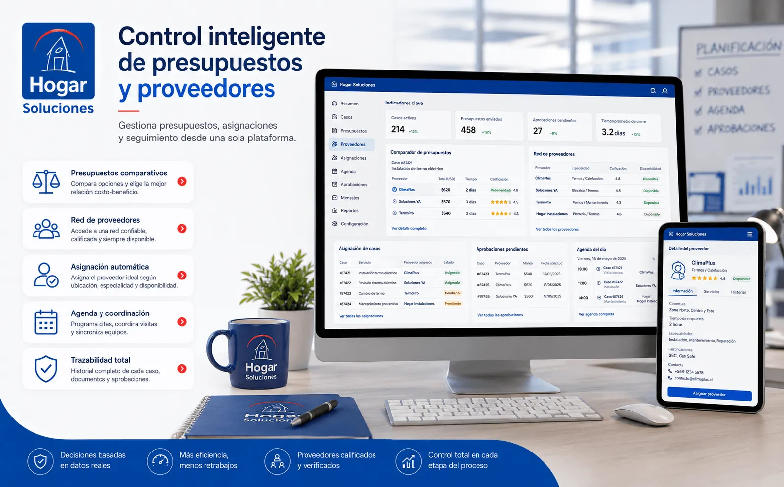 HOGAR SOLUCIONES -  Plataforma gestión integral reparaciones — Galería 1