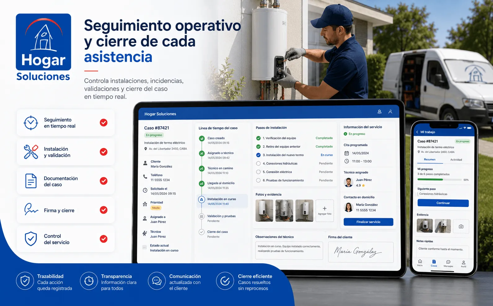 HOGAR SOLUCIONES -  Plataforma gestión integral reparaciones — Galería 2