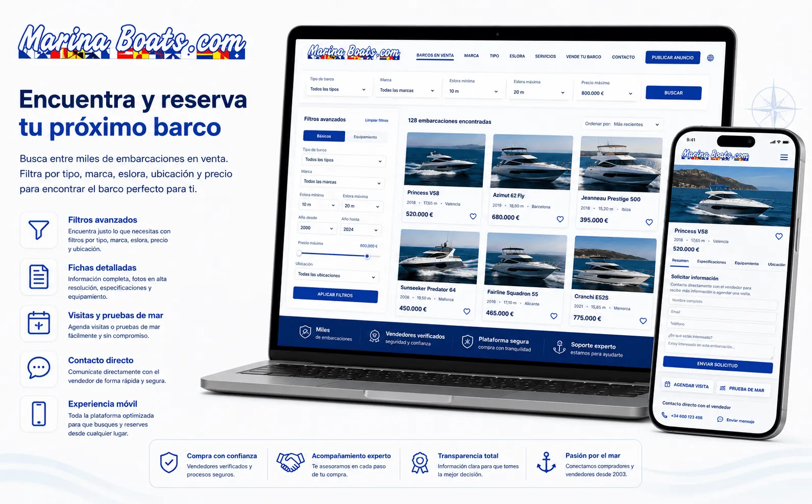 Marina Boats — Marketplace internacional para la compraventa de embarcaciones — Galería 1
