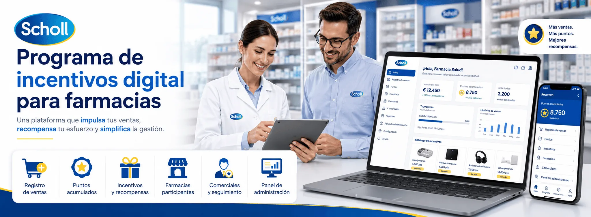 SCHOLL - Sistema avanzado y automatizado de incentivos para farmacias — Gallery