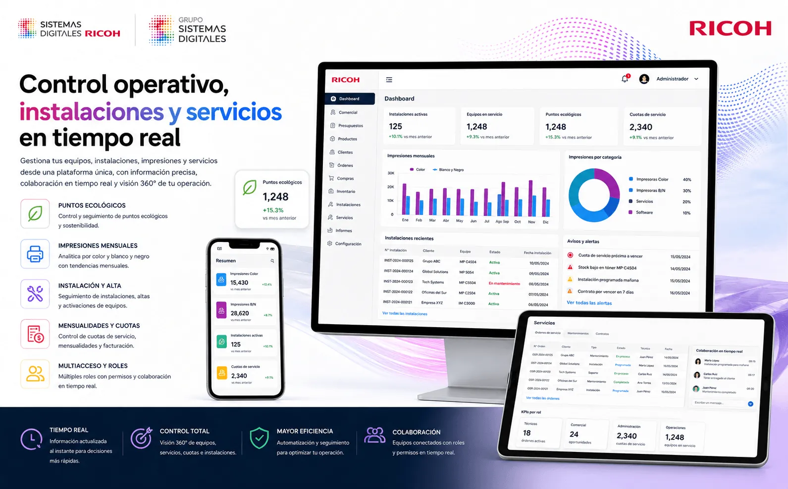 Sistemas Digitales Ricoh — ERP integral para la gestión global de la compañía — Galeria 2