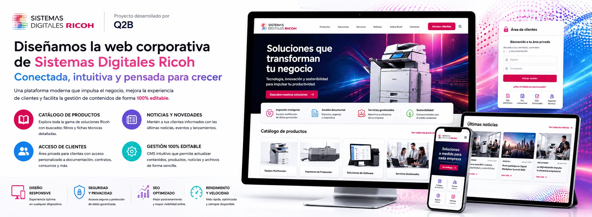 Sistemas Catalunya - Web corporativa, catálogo digital y área privada de clientes — Galeria
