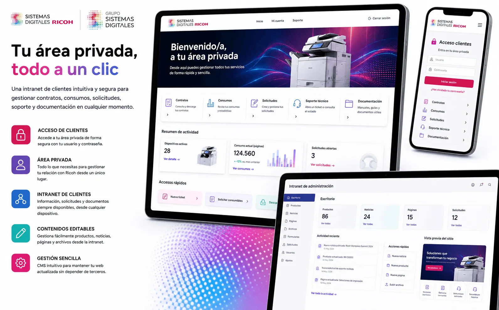 Sistemas Catalunya - Web corporativa, catálogo digital y área privada de clientes — Galeria 2