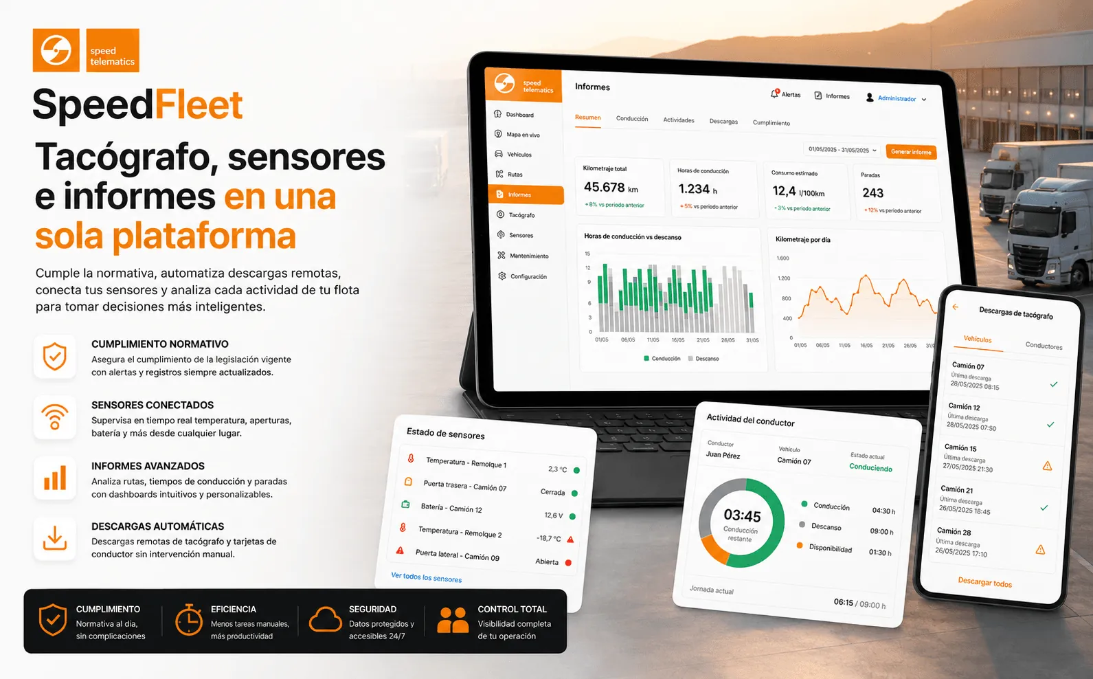 SpeedFleet — Plataforma integral para la gestión y control de flotas en tiempo real — Galería 2