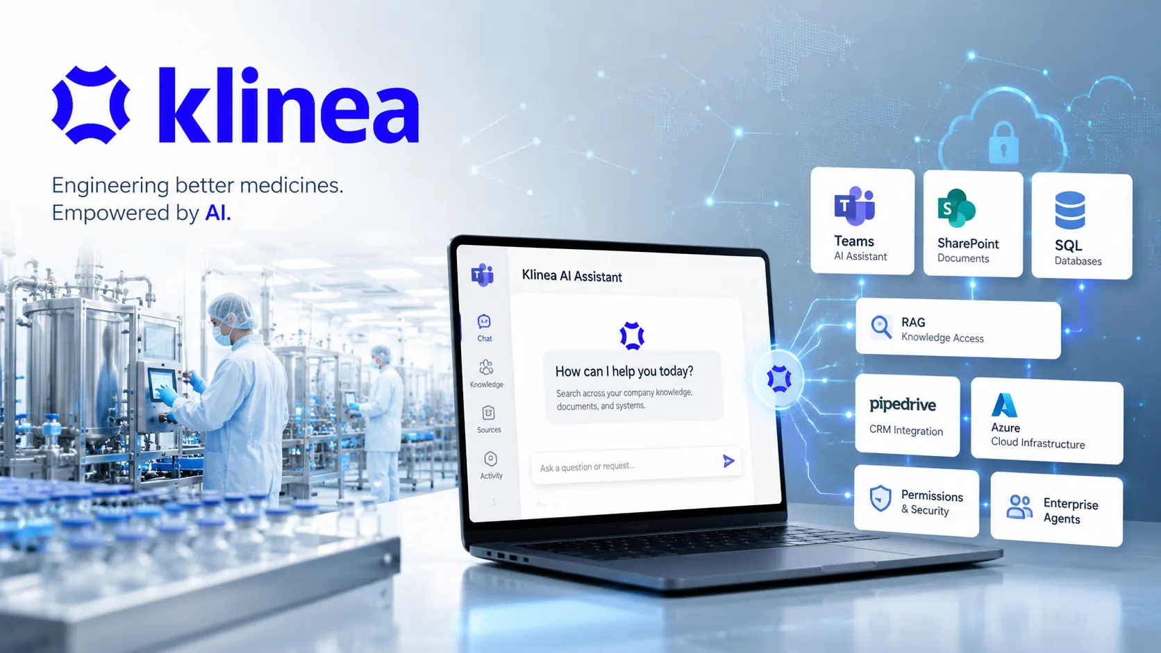 Klinea — Ecosistema privado de inteligencia artificial conectado al conocimiento empresarial